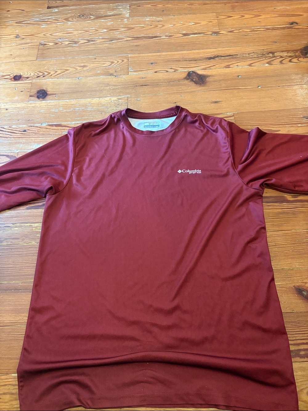 Columbia Men's Long Sleeve Performance Shirt - Maroon